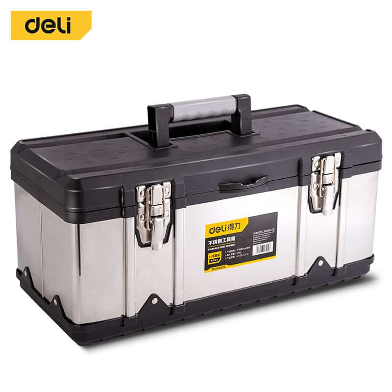 กล่องเครื่องมือช่าง DELI EDL432020-SL-01 20นิ้ว สีเงิน_0